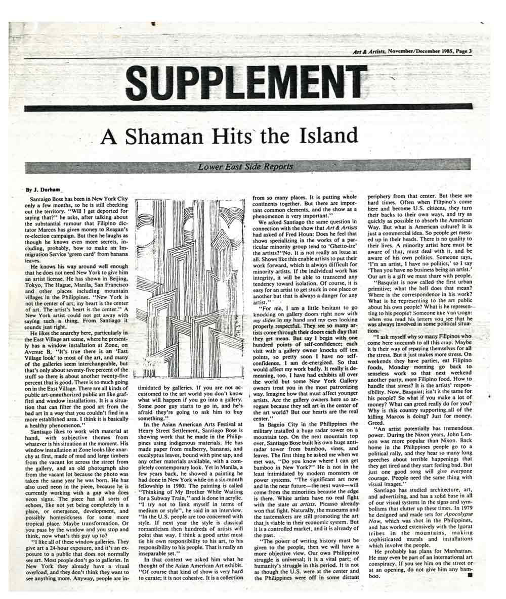 A Shaman Hits the Island