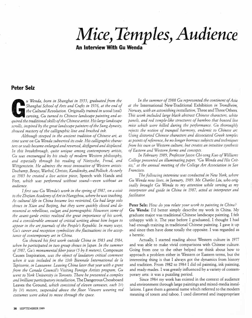 Mice, Temples, Audience, pg 1