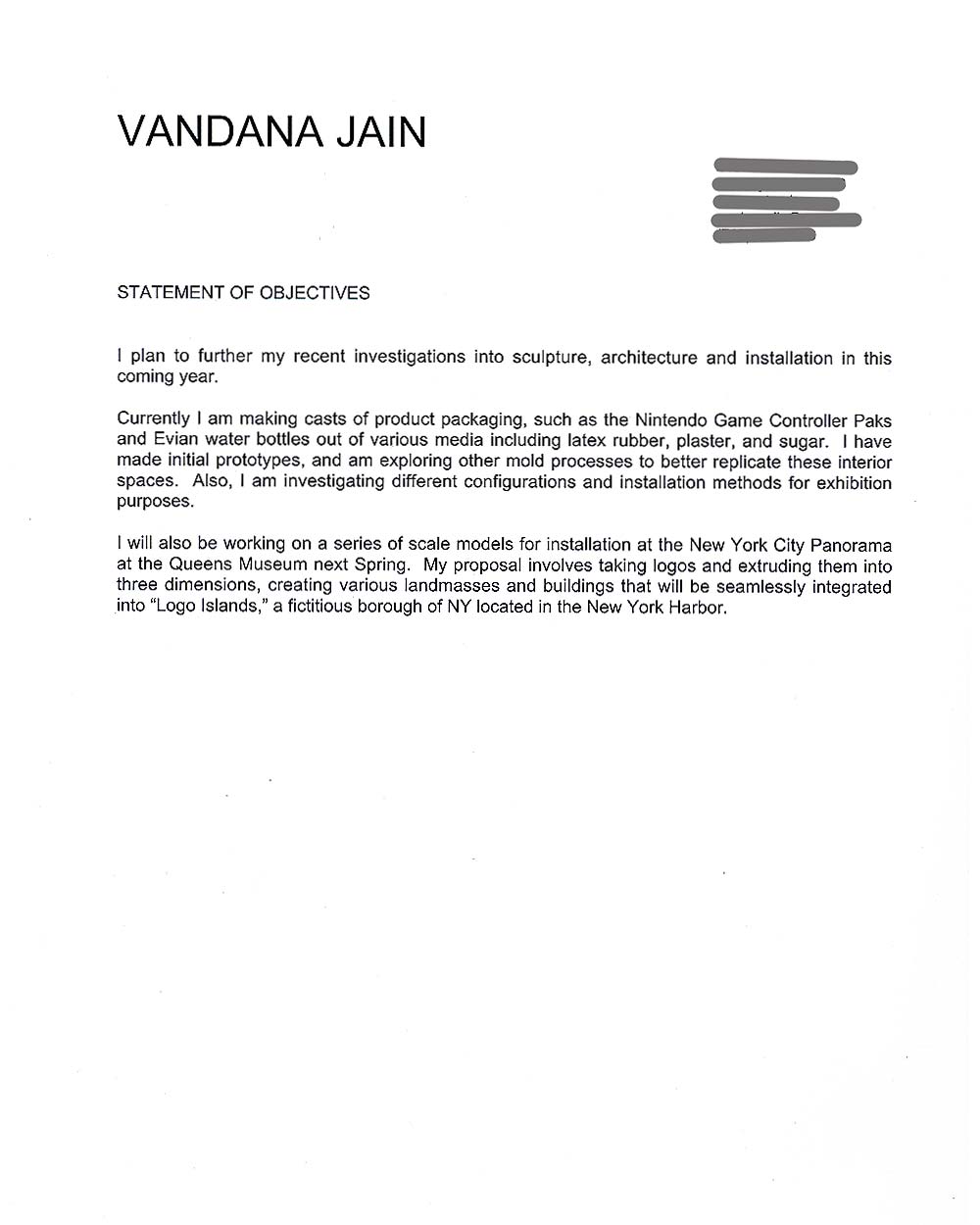 Vandna Jain's Artist Statement (2)