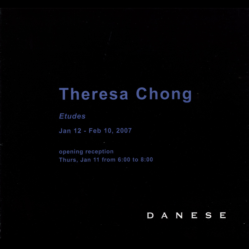 Theresa Chong: Etudes, title page