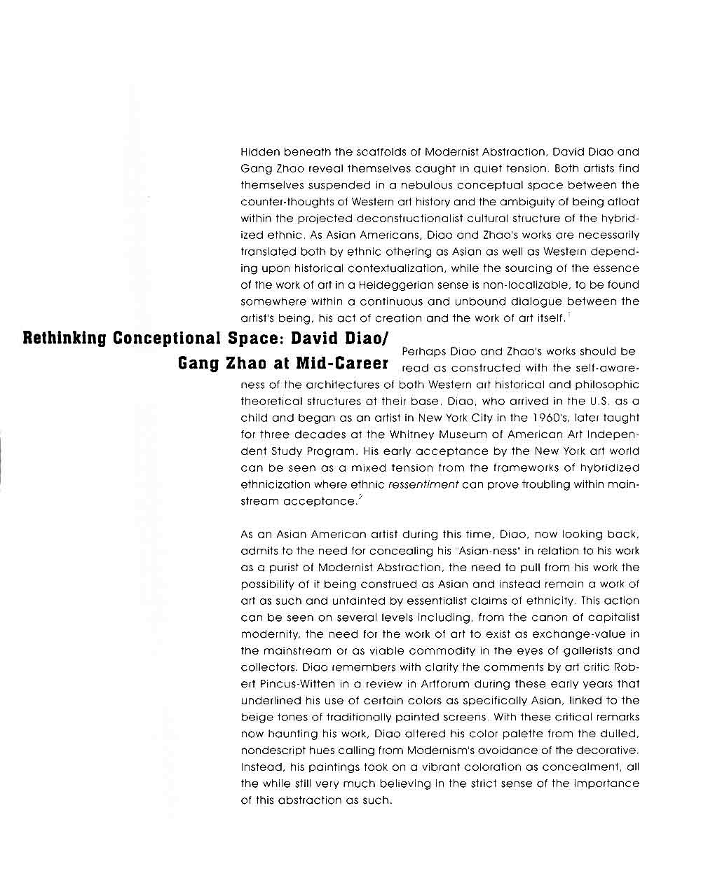 Rethinking a Conceptual Space, pg 2