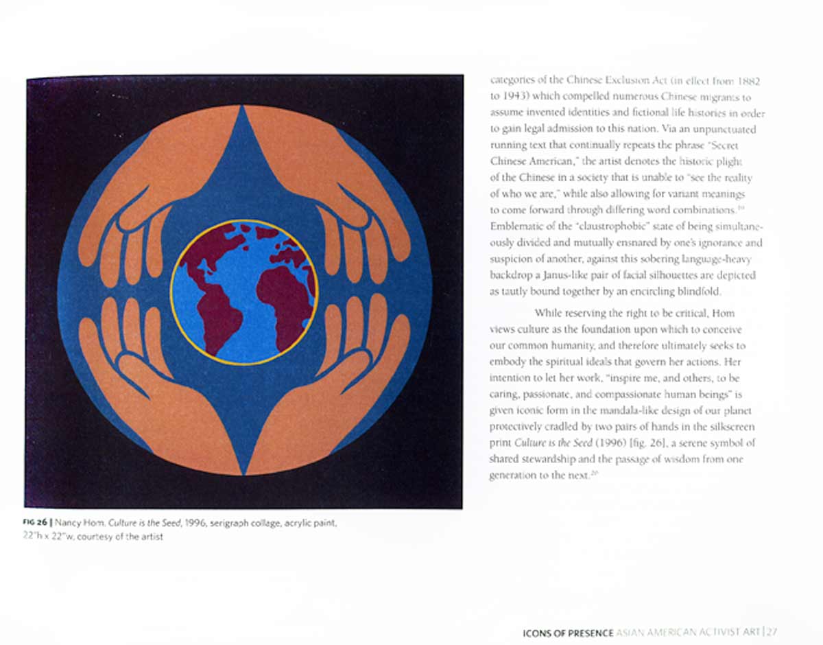 Excerpt from Exhibition Catalog "Icons of Presence : Asian American Activist Art" by Margo Machida, 2008