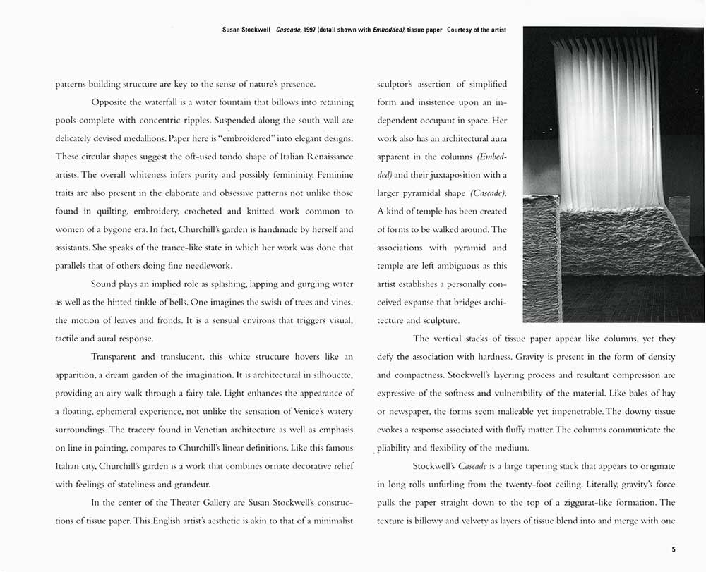 Paper Spaces, catalog, essay, pg 3