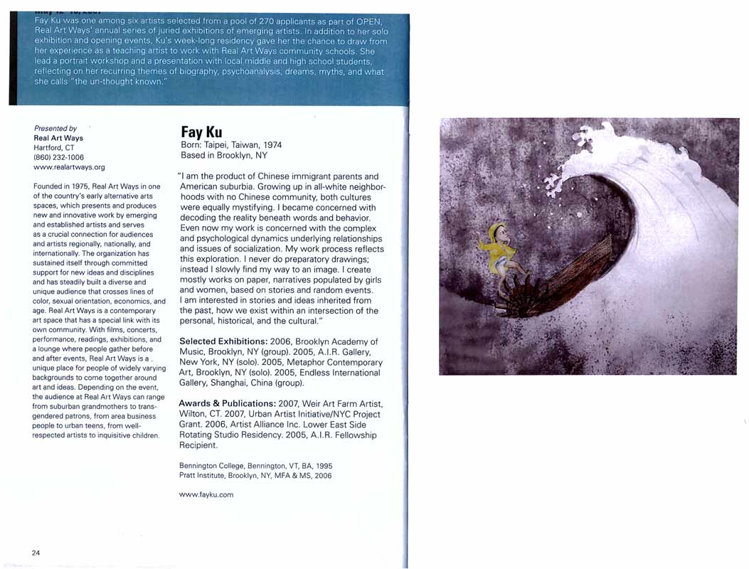 Visual Artists Network 2007, pg 2