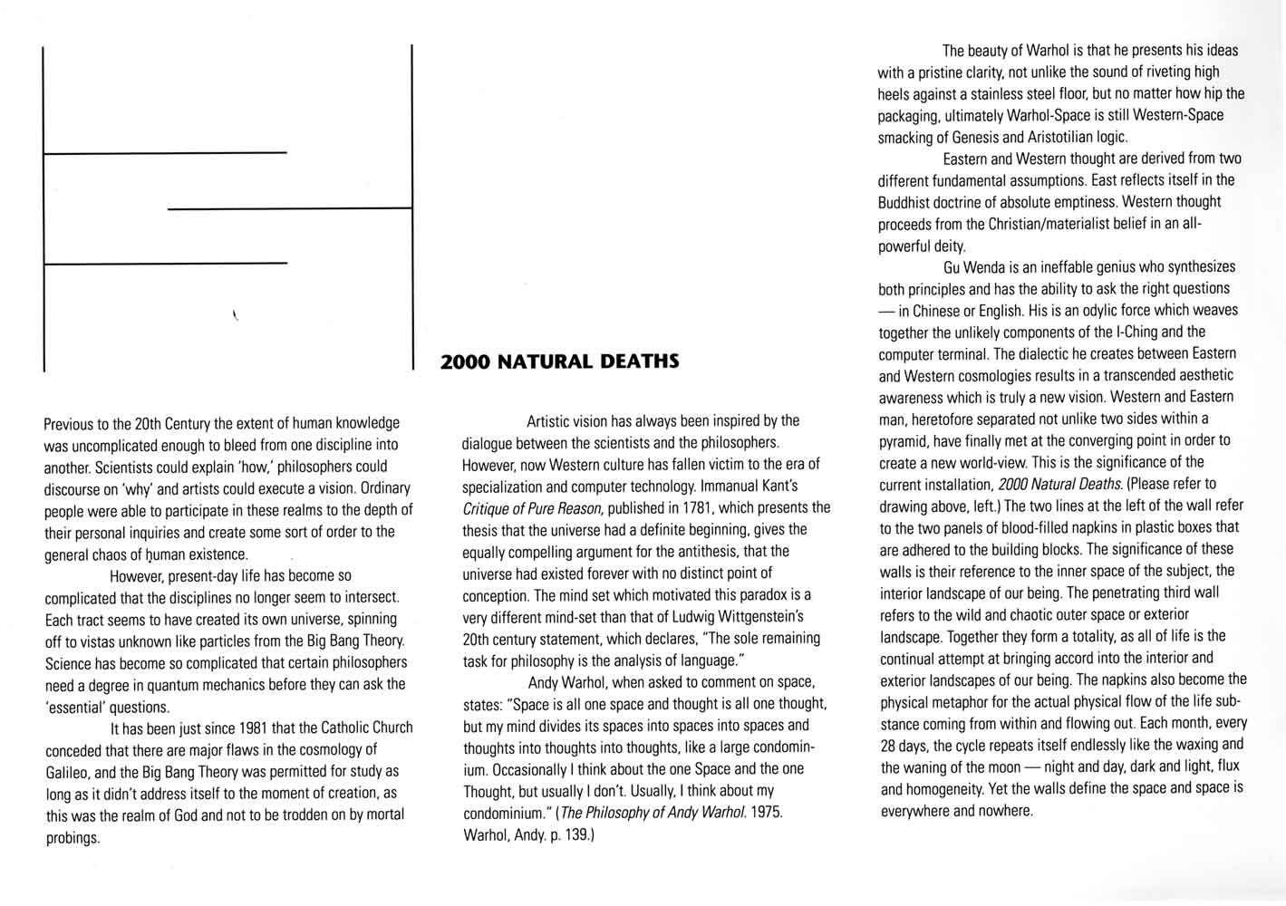 2000 Natural Deaths, catalog, pg 1
