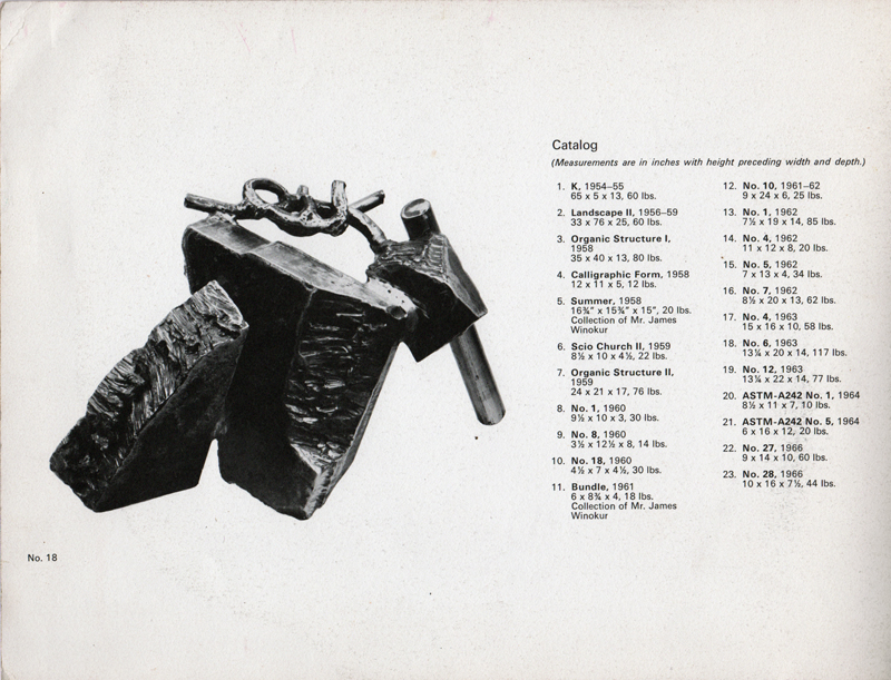 Exhibition Catalog for "Joseph Goto", Zabriskie Gallery, New York City, 1973