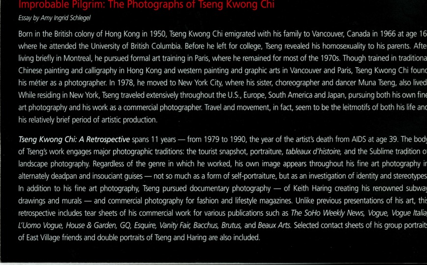 Tseng Kwong Chi: A Retrospective