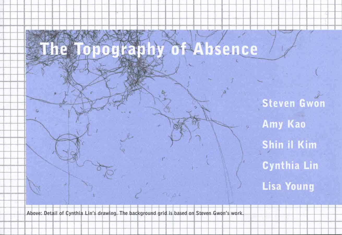 The Topography of Absence, flyer, pg 1