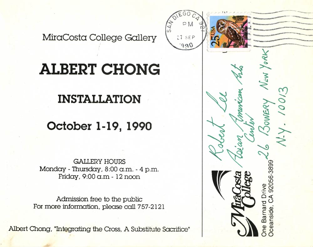 Albert Chong: Installation, pg 2