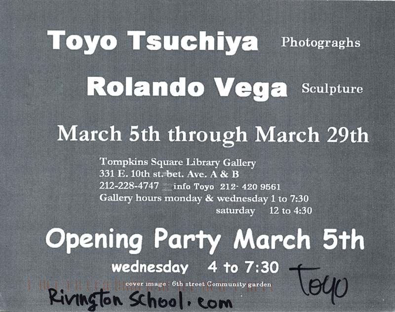 Toyo Tsuchiya, Roland Vega, pg 2