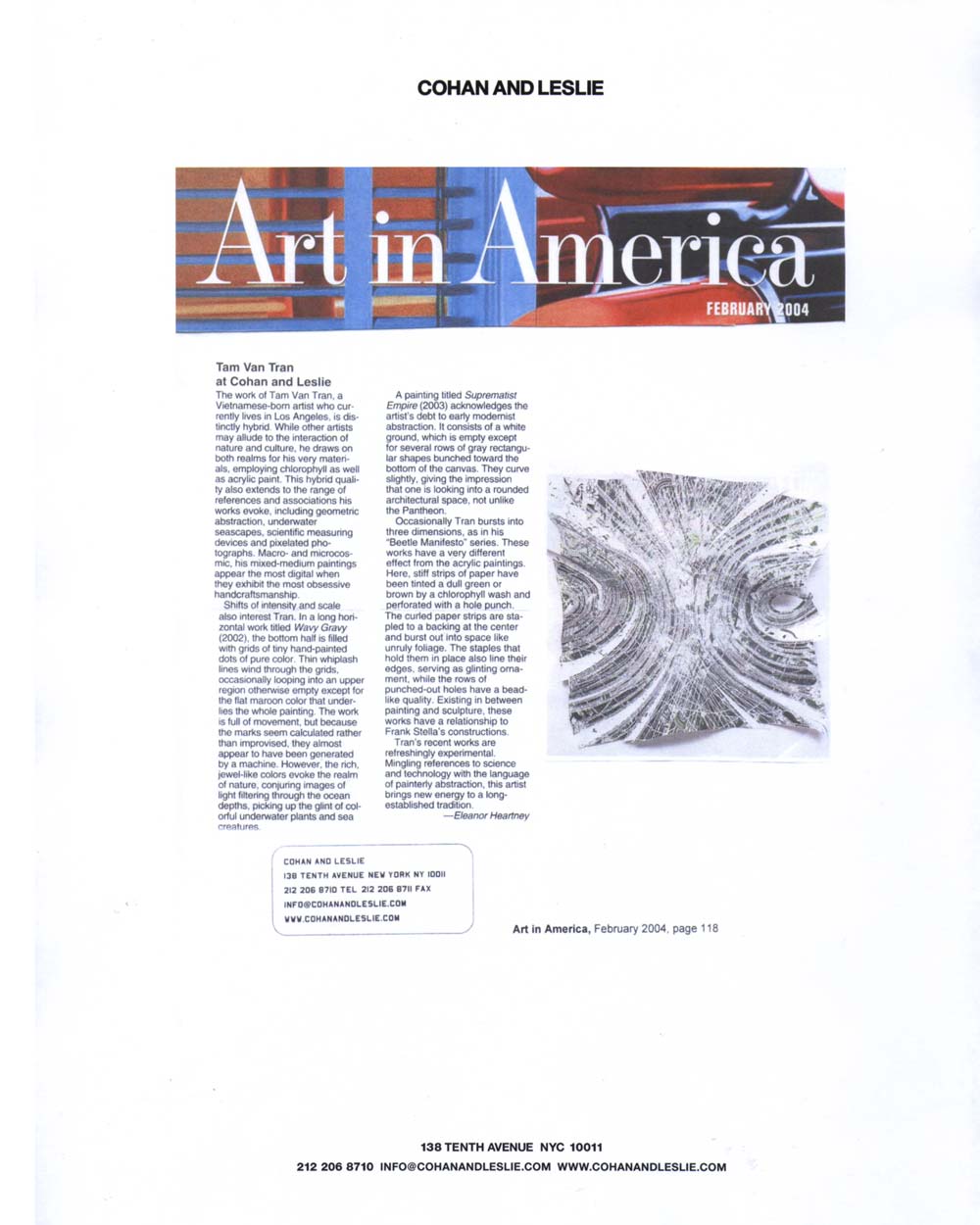 Art in American review
