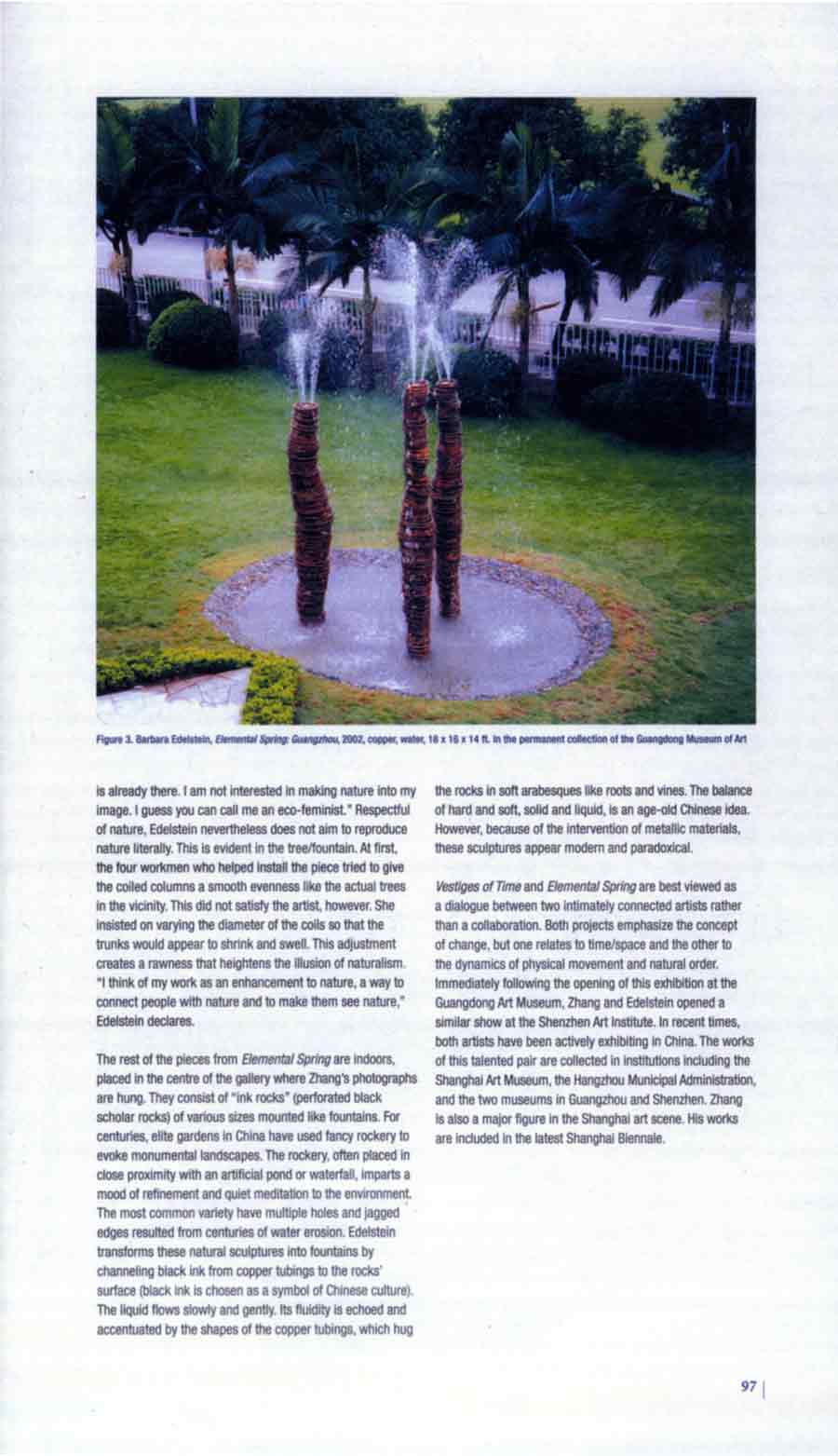 Vestiges of Time / Elemental Spring: Zhang Jian-Jun and Barbara Edelstein in Guangdong, review, pg 3